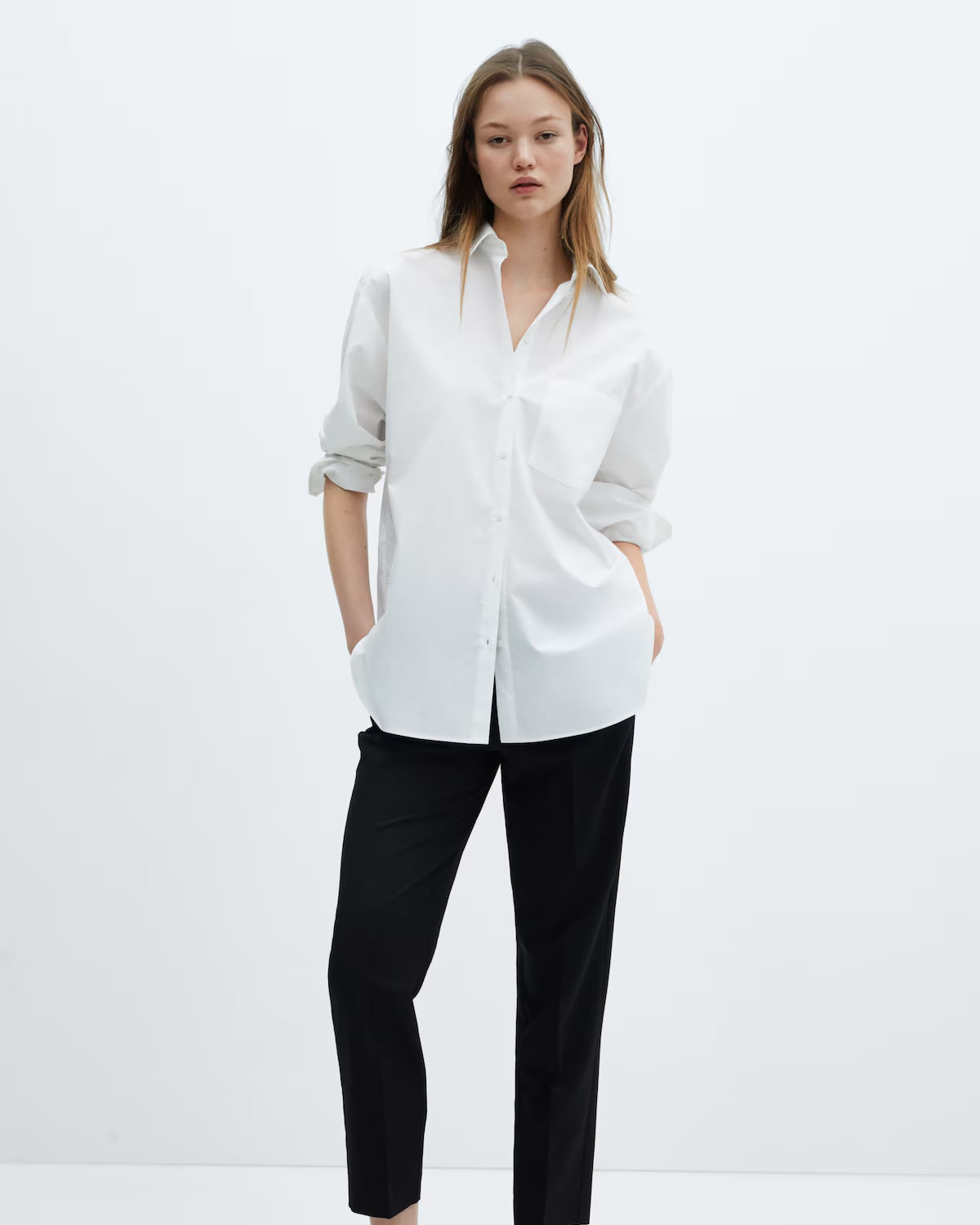 Pocket oversize shirt