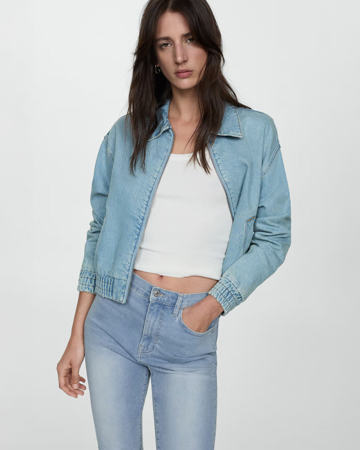 Zipper fitted jacket