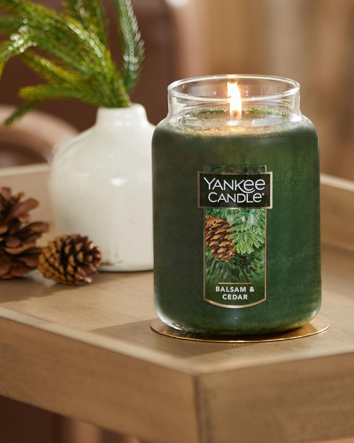 Yankee Candle Balsam & Cedar Scented - Image 2